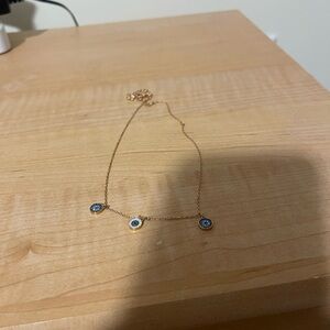 Elegant Blue and Gold Necklace
